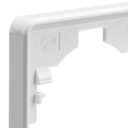 Миле Раунд белый рамка 3-ая горизонтально 