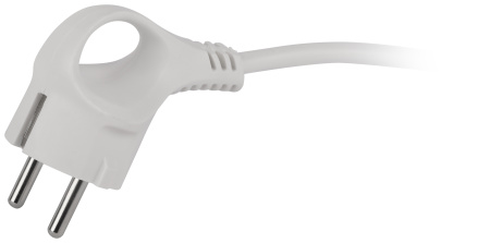 Удлинитель 3-мест 3м ПВС 3*0,75 белый выкл ЭРА  Greenline