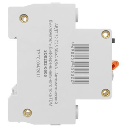 Дифавтомат 2Р 25А C 30мА 4,5кА АВДТ32 2мод TDM