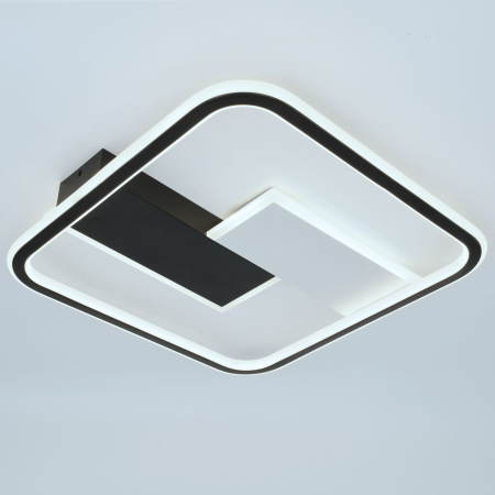 Светильник потолочный (люстра) свд 104Вт 3000К-6500К 8500лм черный пульт