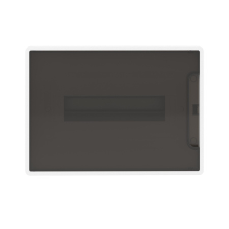 Бокс 12мод встраиваемый белый черная прозрачная дверь IP40 FRAME DKC