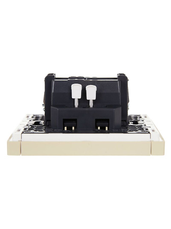 Фортепиано ваниль выключатель 1кл скрытая 10А IP20 