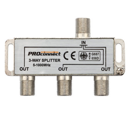 Делитель TVх3 5-1000МГц +4F-разъема