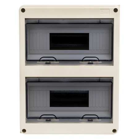 Бокс 24мод навесной белый белая дверь IP65 PROxima EKF