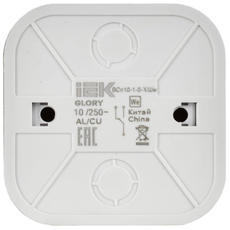 Глори шампань переключатель 1кл открытая 10А IP20 