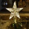 Верхушка на елку свд "Звезда" 15см 10 LED теплый белый IP20 на батарейках  (не в компл.)
