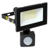 Прожектор свд 30Вт 6500К 2400лм черный IP65 110° Luma EKF датчик движения