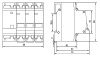 Дифавтомат 4Р 40А C 30мА 4,5кА АД32 4мод EKF