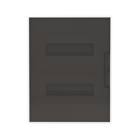 Бокс 24мод встраиваемый белый черная прозрачная дверь IP40 FRAME DKC