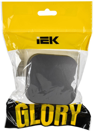 Глори сталь выключатель 1кл открытая 10А IP20 