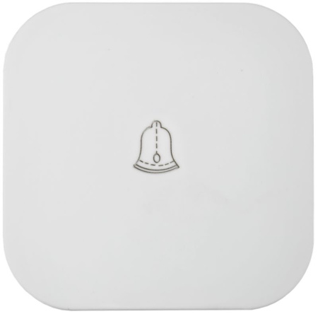 Глори белый выключатель кнопочный 1кл открытая 10А IP20 