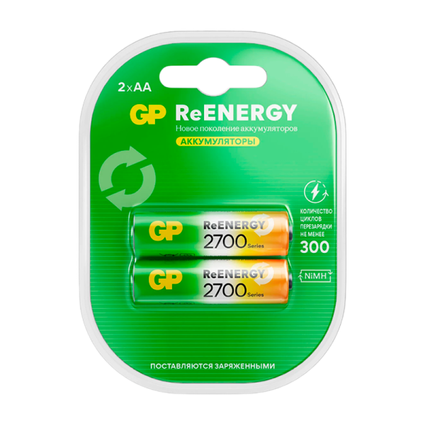 Аккумулятор AA(пальчик) 2700mAh 1,2В BL2 GP