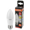 Лампа свеча свд Е27 12Вт 3000К 960лм B39 матовая Osram LED Value black