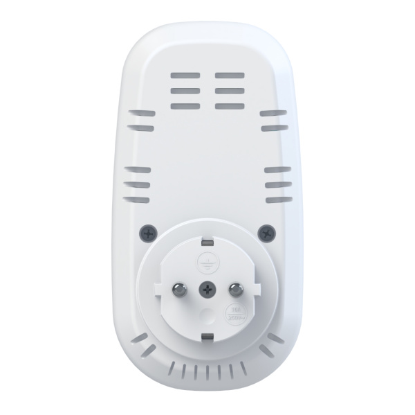 Реле напряжения 1ф 16А в розетку PR red Welrok