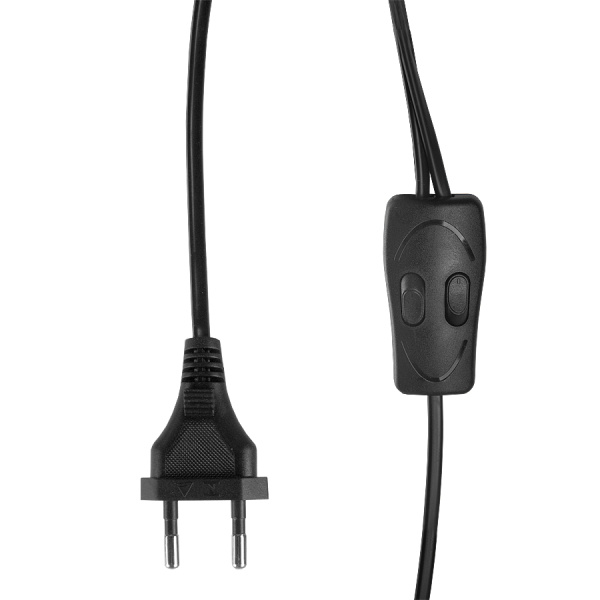 Торшер 2*60Вт E27 черный GFL-016