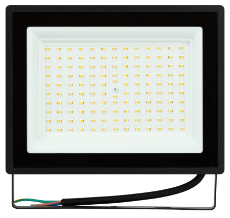 Прожектор свд 100Вт 4000К 8000лм черный IP65 120° Стандарт ЭРА