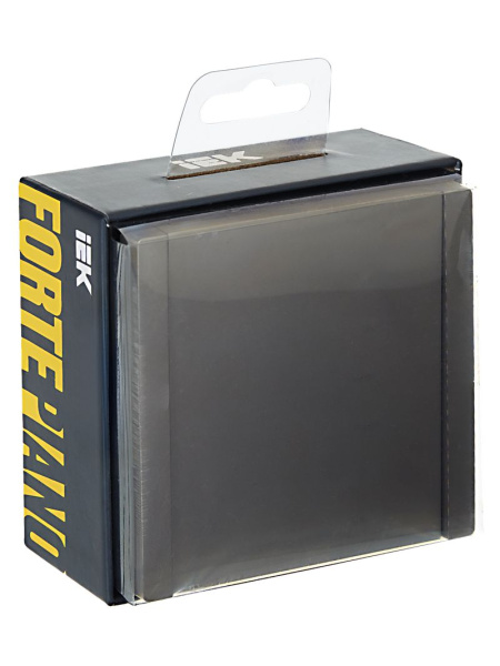 Фортепиано серый переключатель 1кл скрытая 10А IP20 