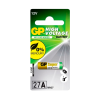 Батарейка A27 алкалиновая штучно GP 