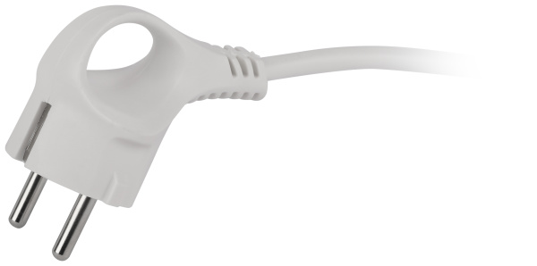 Удлинитель 2-мест 3м ПВС 3*0,75 белый ЭРА  Greenline