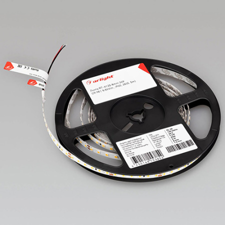 Лента свд 24В 9,6Вт/м 120свд/м 6000К 1140лм/м 2835 IP20 Arlight кратно 5м