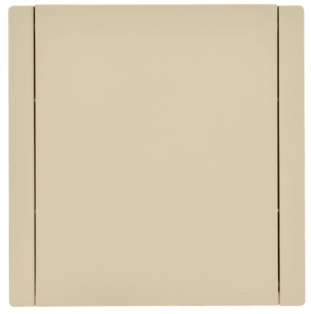 Фортепиано ваниль розетка скрытая 1-мест заземление с крышкой шторки IP44 