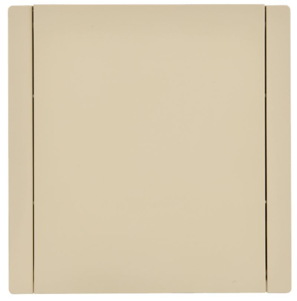 Фортепиано ваниль розетка скрытая 1-мест заземление с крышкой шторки IP44 