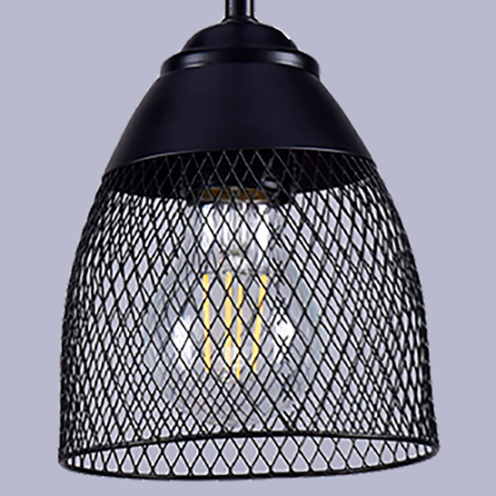 Светильник потолочный (люстра) 5*60Вт E27 черный 