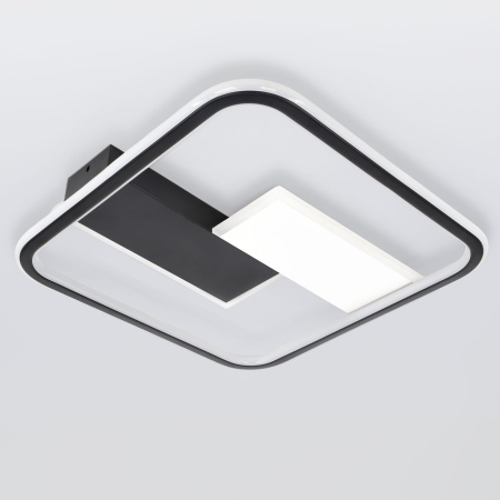 Светильник потолочный (люстра) свд 104Вт 3000К-6500К 8500лм черный пульт