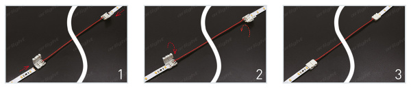 Коннектор 8*150мм разъем IP20 Arlight 