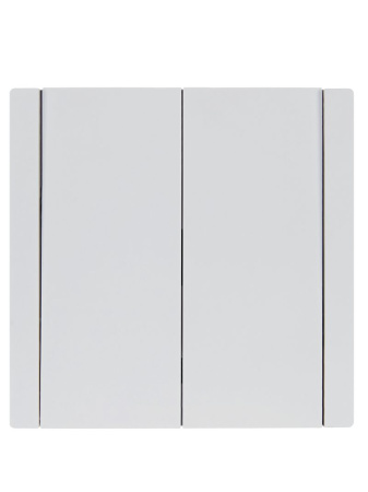 Фортепиано белый переключатель 2кл скрытая 10А IP20