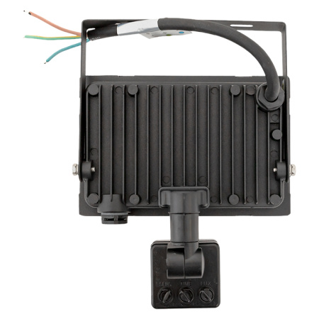 Прожектор свд 50Вт 6500К 4000лм черный IP65 110° Luma EKF датчик движения