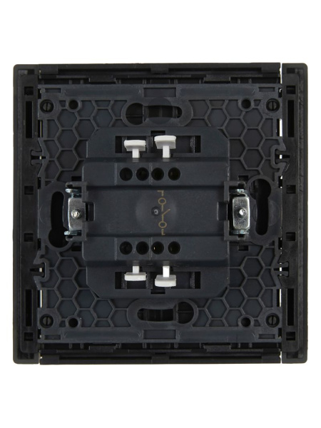 Фортепиано серый выключатель 1кл скрытая 10А IP20 