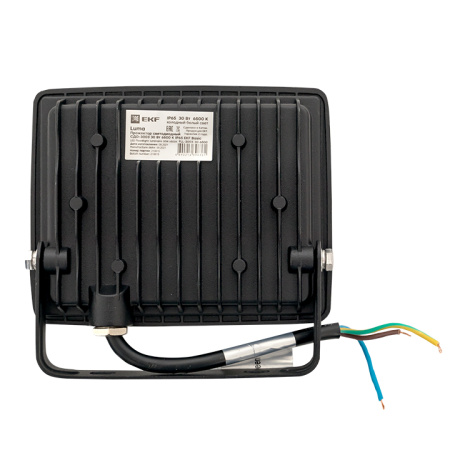 Прожектор свд 30Вт 6500К 5600лм черный IP65 110° Luma EKF