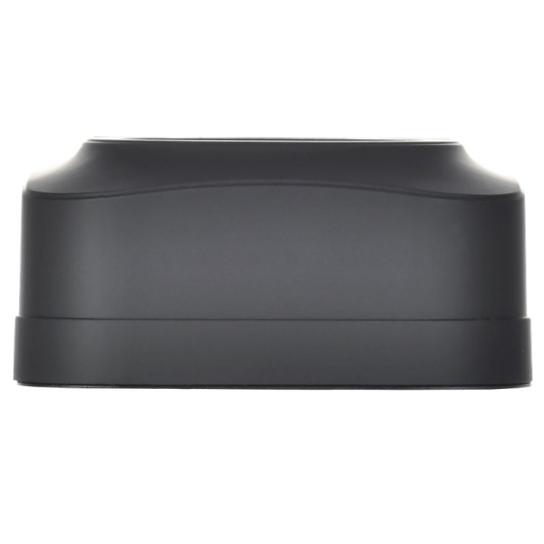 Глори черный розетка открытая 2-мест IP20 